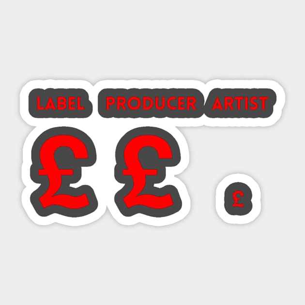 Label. Producer. Artist. Sticker by Corry Bros Mouthpieces - Jazz Stuff Shop